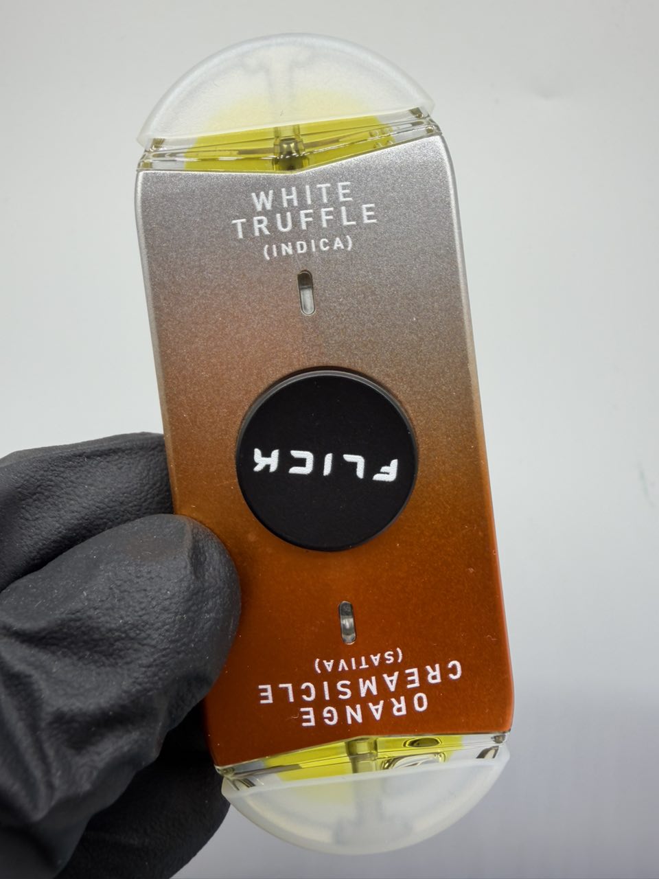 flick white truffle x orange creamsicle